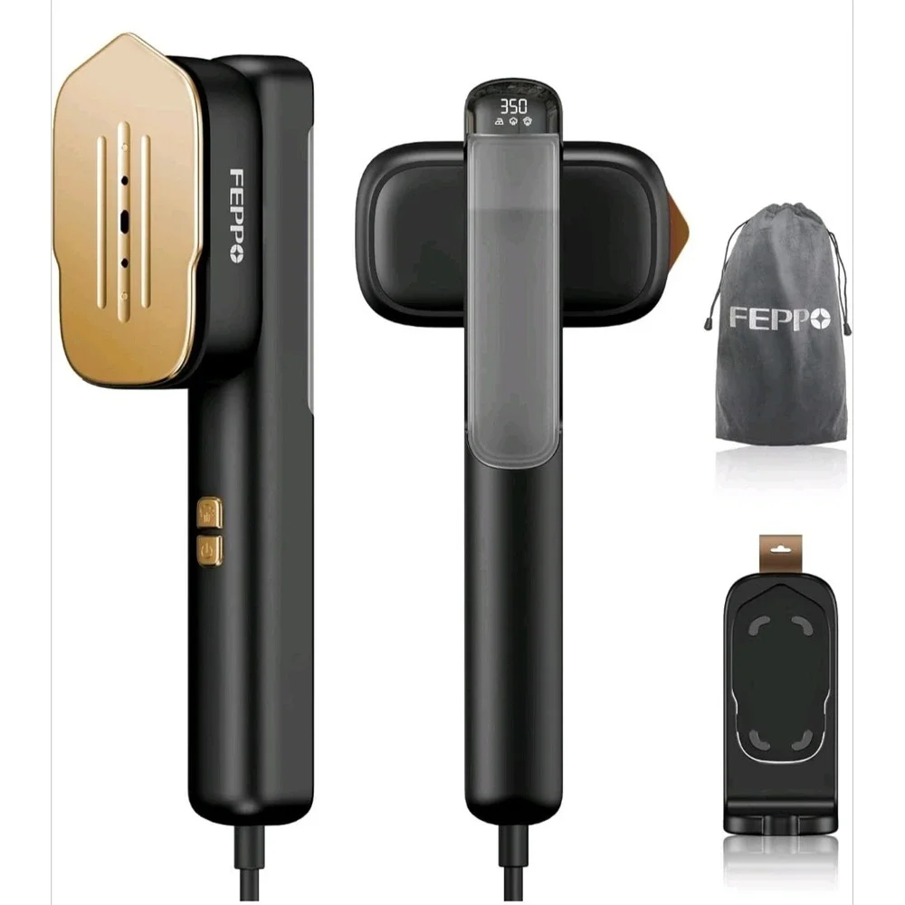 FEPPO Travel Steamer for Clothes, 110-240V Dual Voltage Portable Steamer & Iron